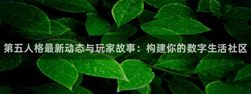 优贝娱乐app下载地址：第五人格最新动态与玩家故事：构建你的